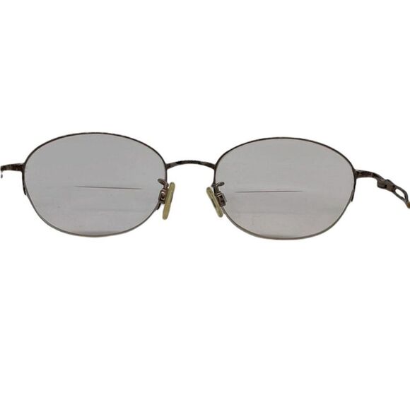 VINTAGE LUXOTTICA Titanium Eyeglass Frames Half-Rim Made in Italy NOT SU… - Picture 4 of 12